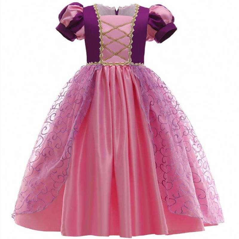 RAGAZZE RAGAZZA PRINCIPESSA RAPUNZEL DRESSO UP BAMBINI BAMBINI HALLOWEEN COSTUTTO COMPLEANNO DREST D0694