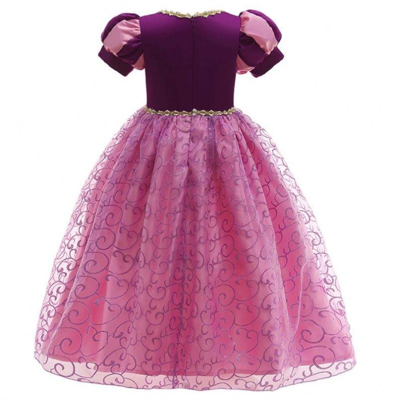 RAGAZZE RAGAZZA PRINCIPESSA RAPUNZEL DRESSO UP BAMBINI BAMBINI HALLOWEEN COSTUTTO COMPLEANNO DREST D0694