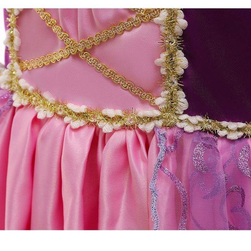 RAGAZZE RAGAZZA PRINCIPESSA RAPUNZEL DRESSO UP BAMBINI BAMBINI HALLOWEEN COSTUTTO COMPLEANNO DREST D0694