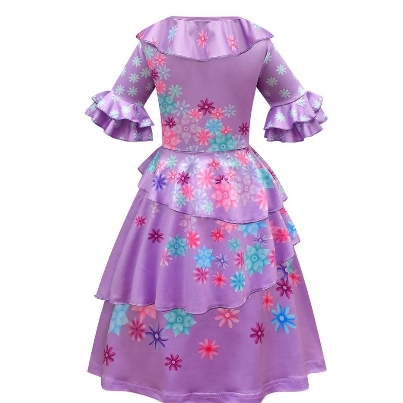 Carnival cosplay per bambini ragazze feste encanto madrigal outfit costumi di abbigliamento mirabel di halloween mirabel