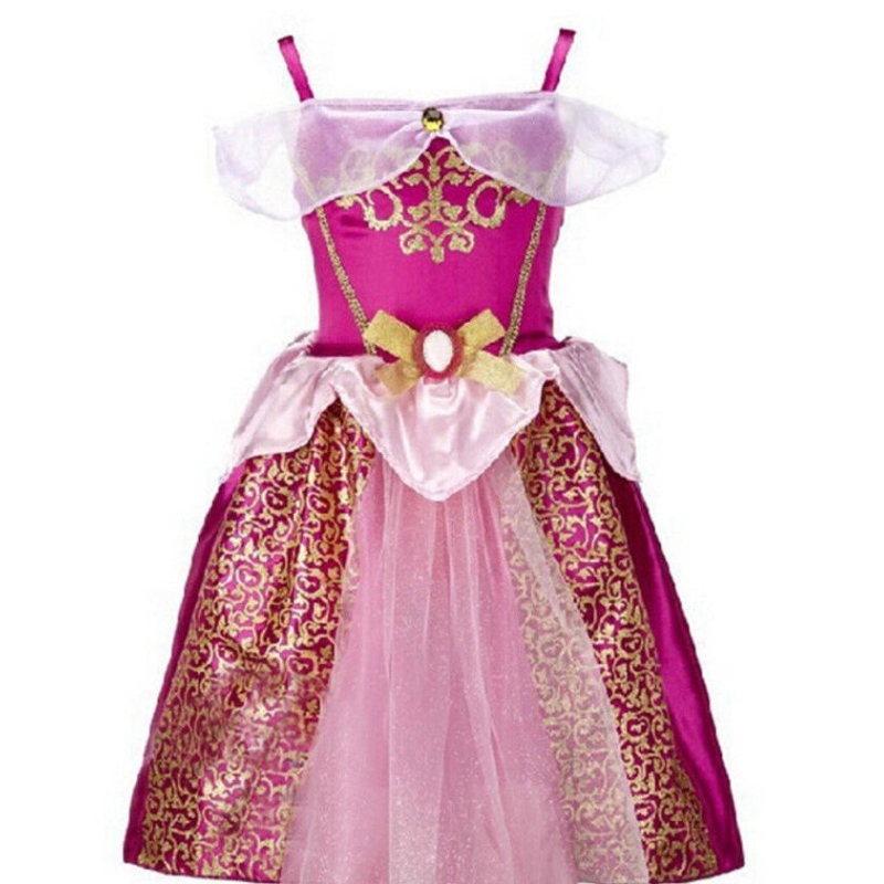 Bambini abito bianco inneve Belle Sofia Summer Fancy Princess Costume Bambini Halloween Birthday Abiti