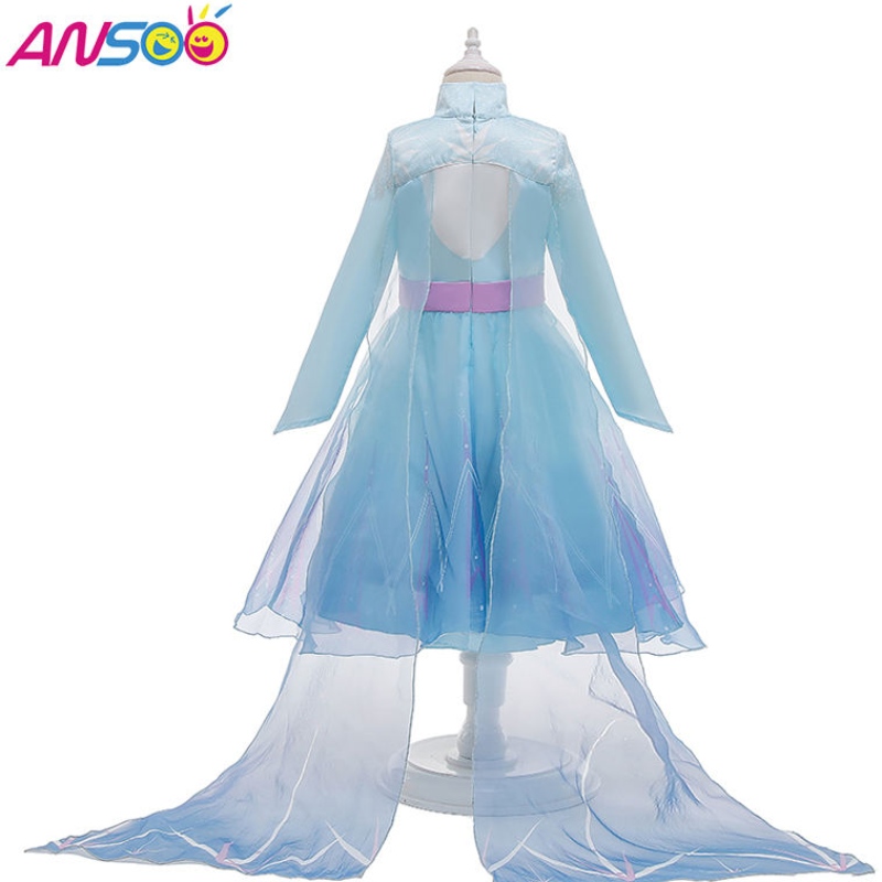 ANSOO NUOVI BAMBINI CHEZITÀ CEMBRITÀ ABBILITÀ PRINCIPESSA ELSA ABBIAMO ASSTEGGIO COSTUME DI HALLOWEEN