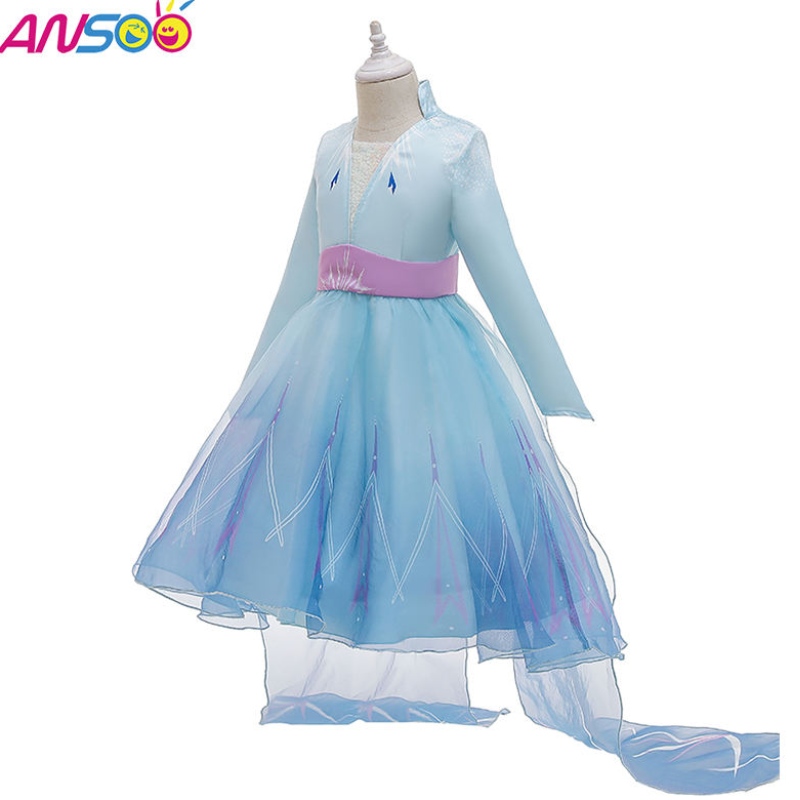 ANSOO NUOVI BAMBINI CHEZITÀ CEMBRITÀ ABBILITÀ PRINCIPESSA ELSA ABBIAMO ASSTEGGIO COSTUME DI HALLOWEEN