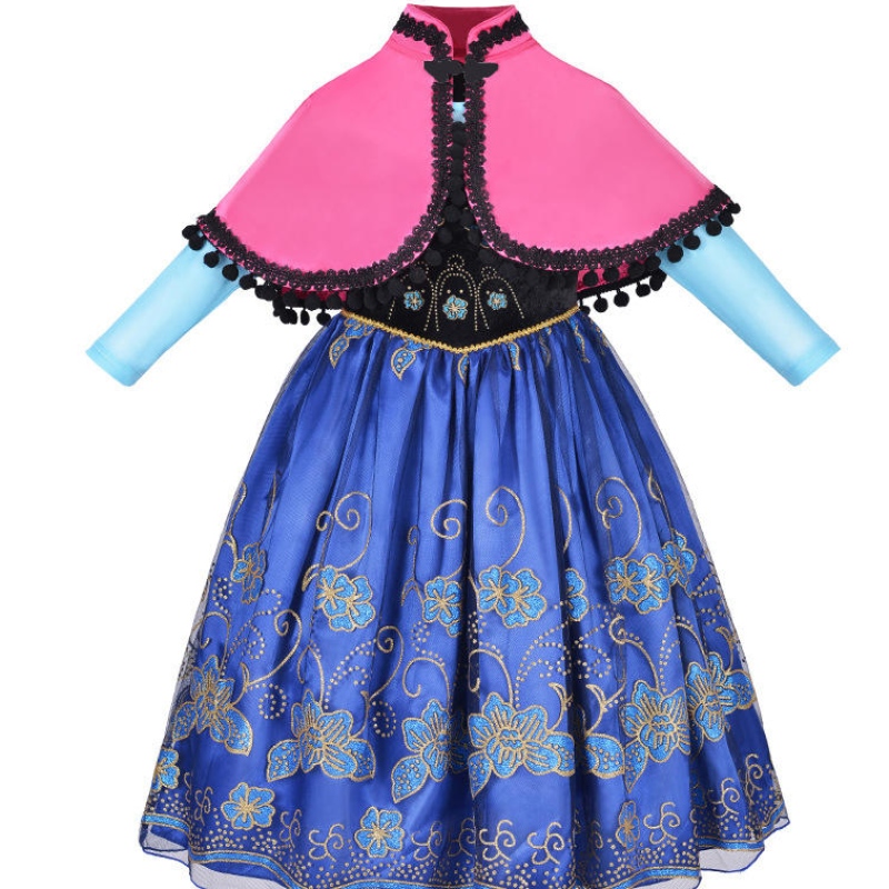 Girls Rapunzel Dress Kids Summer Tangled Fancy Princess Costume Childre