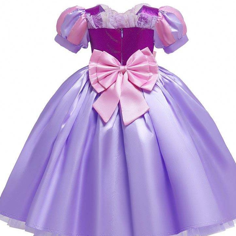 Baige Halloween Costume Kids Birthday Party Children Fantastina Abito Sofia per ragazze Abito principessa Rapunzel