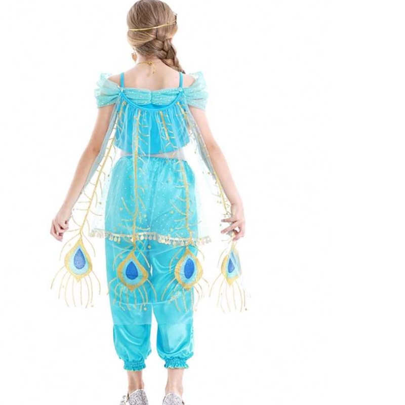 Anime Aladdin e il costume da cosplay aladdin Magic Aladdin Princess Jasmine Belly Dancecer Costume per Girl Hcal-001