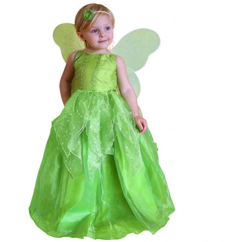 Fancy Halloween Christmas Party Dress Up 2-11y Little Girl Princess Tinker Bell Costume HCTB-002