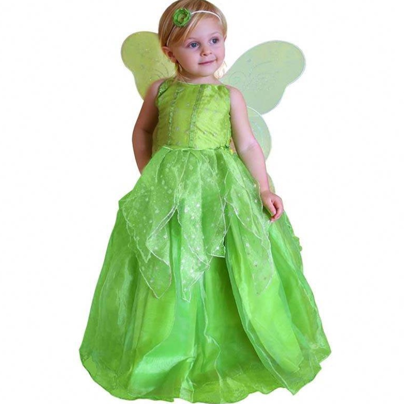 Fancy Halloween Christmas Party Dress Up 2-11y Little Girl Princess Tinker Bell Costume HCTB-002