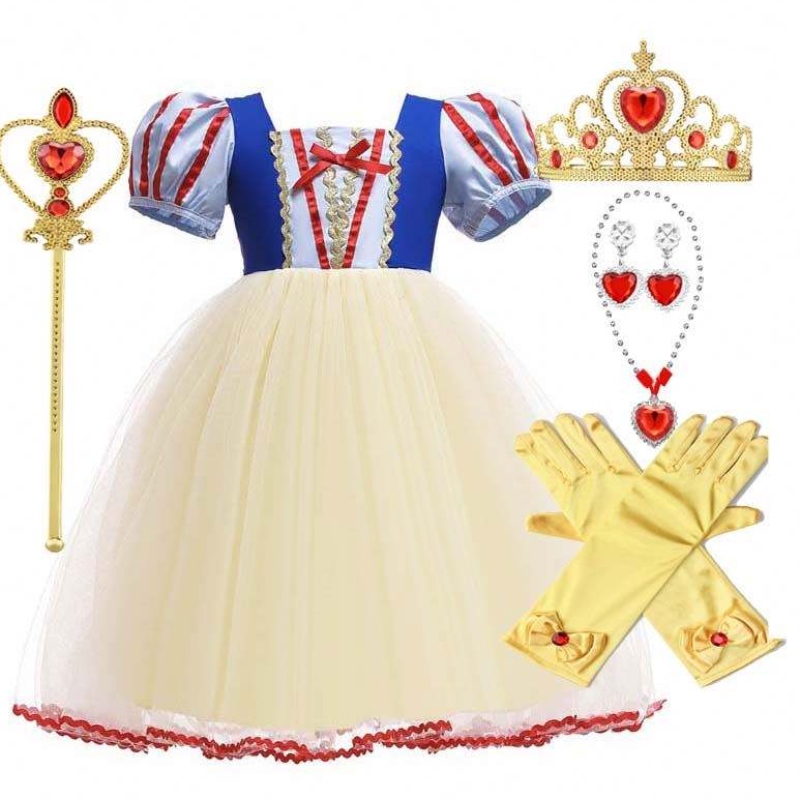 Costume classiche inneve Costume Principessa Costumi Baby Little Toddler Girls White Snow White HCSW-001