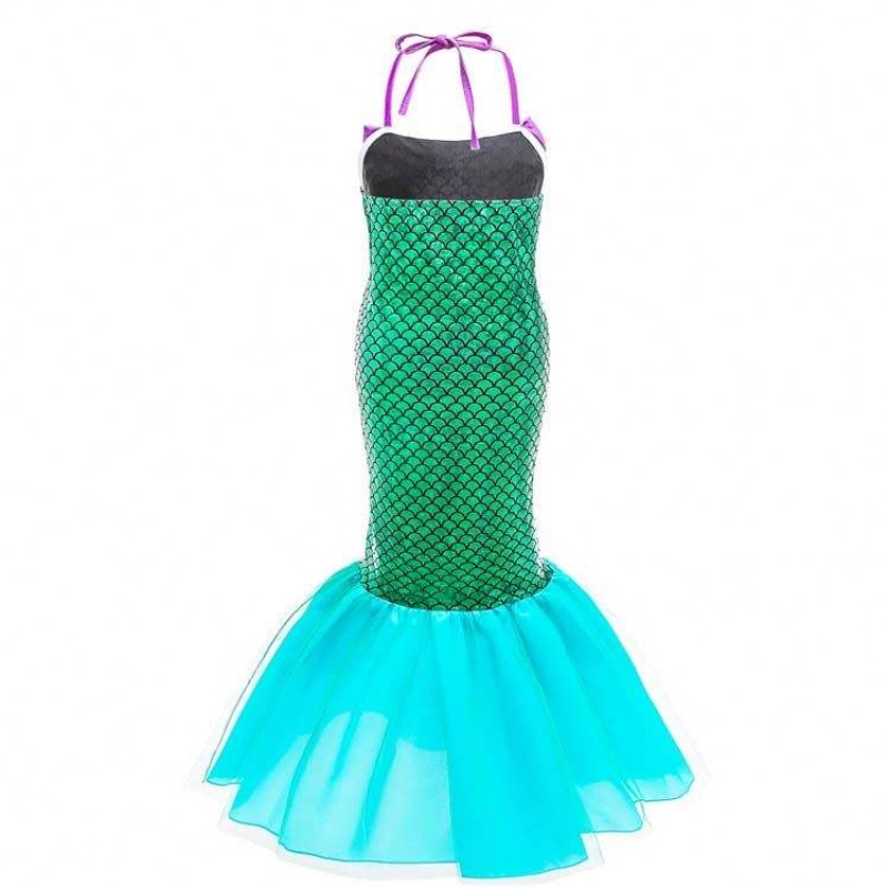 Amazon Top Seller Kids Carnival Party Girl Girl Mermaid Costume for Kids with Accessories DGHC-028