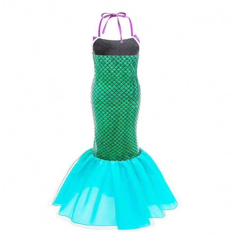 Bambini personalizzati piccoli vestiti sirene in costume da sirena per ragazze