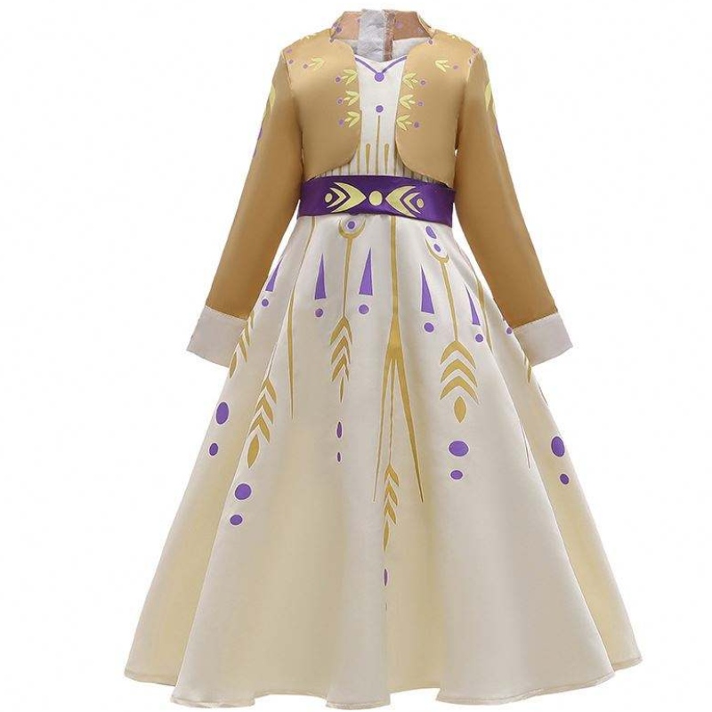 2022 Nuovo vestito fantasia Regina dineve di ghiaccio Elsa 2 costume da abito fantasia Halloween HCGD-016