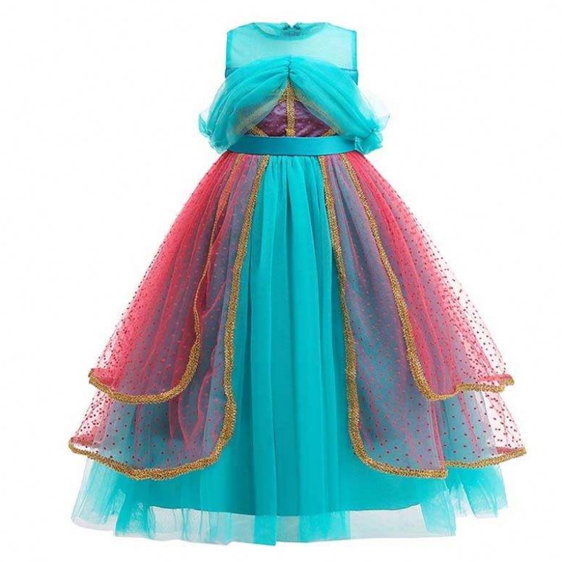 Halween Carnival Children \\ 'S Party Cosplay Princess Jasmine Dress Hcal-003