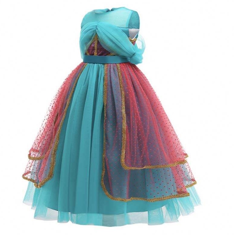 Halween Carnival Children \\ 'S Party Cosplay Princess Jasmine Dress Hcal-003