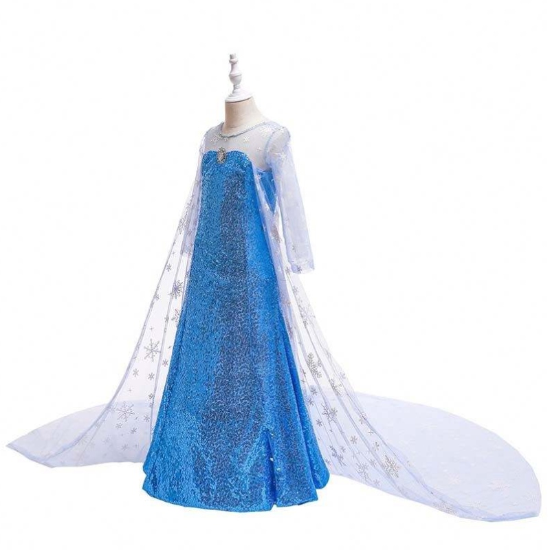 Ragazze per bambini Little Princess Fancy Dress Up Costume Costume Elsa Coronation Cosplay HCGD-020