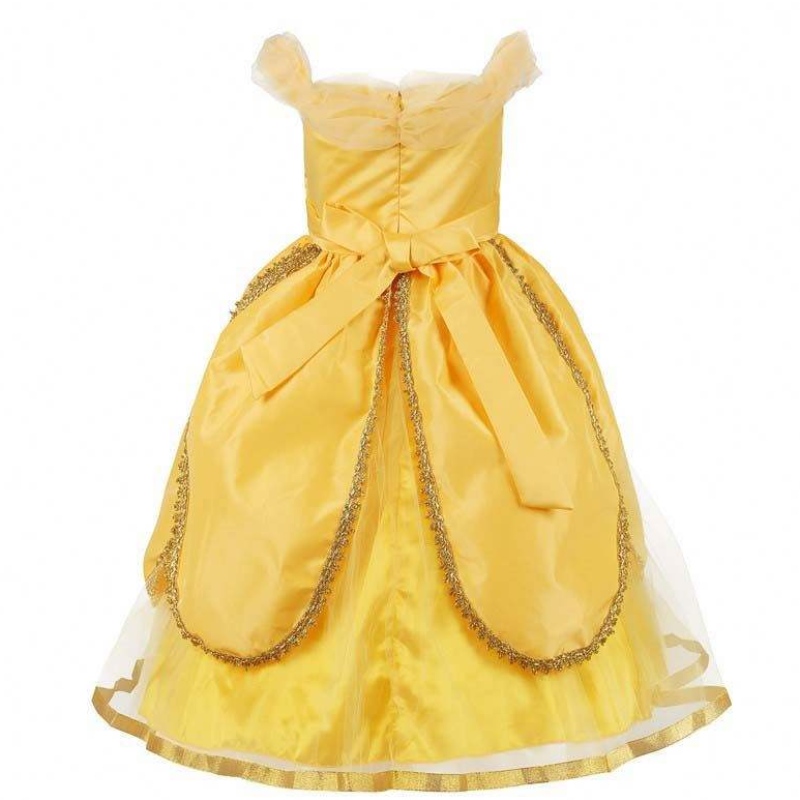 2022 Nuovi arrivi Abito da ballo Little Kid Abito di Halloween Girls Girls Princess Belle Beauty Costume HCBL-004