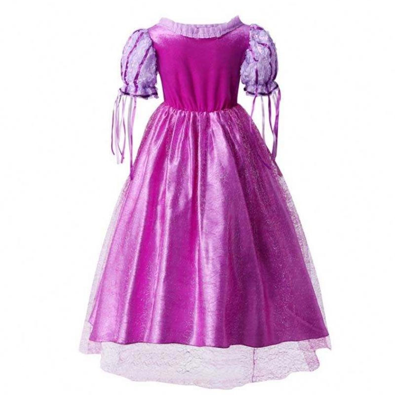 Gadgets 2022 bambine viola colore Rapunzel abito principessa con accessori HCRS-006