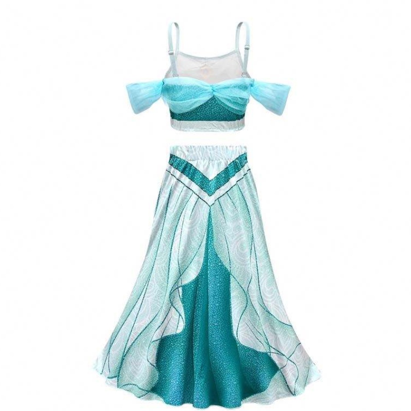 Novedadess 2022 Halloween Cosplay Princess Arabian Aladdin e Jasmine Costume con gioielli con fascia Hcal-005