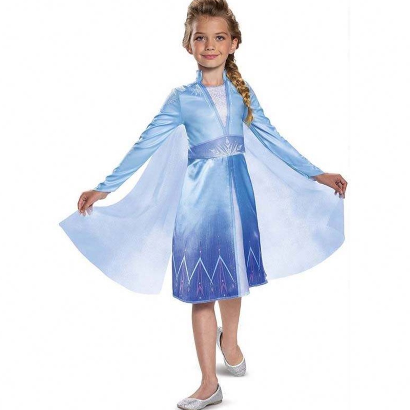 RAGAZZE RAGAZZE HALLOWEEN COSTERIORE COSIGLIE 110-150 CM Princess Dress Up Elsa Dress Princess HCGD-011