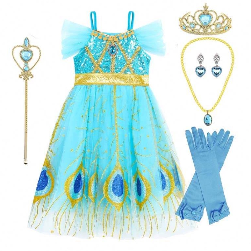 2022 Nuovi arrivi Summer Halloween Costumes Girls Girls Dress Up Party Arabian Princess Costumes Hcal-006