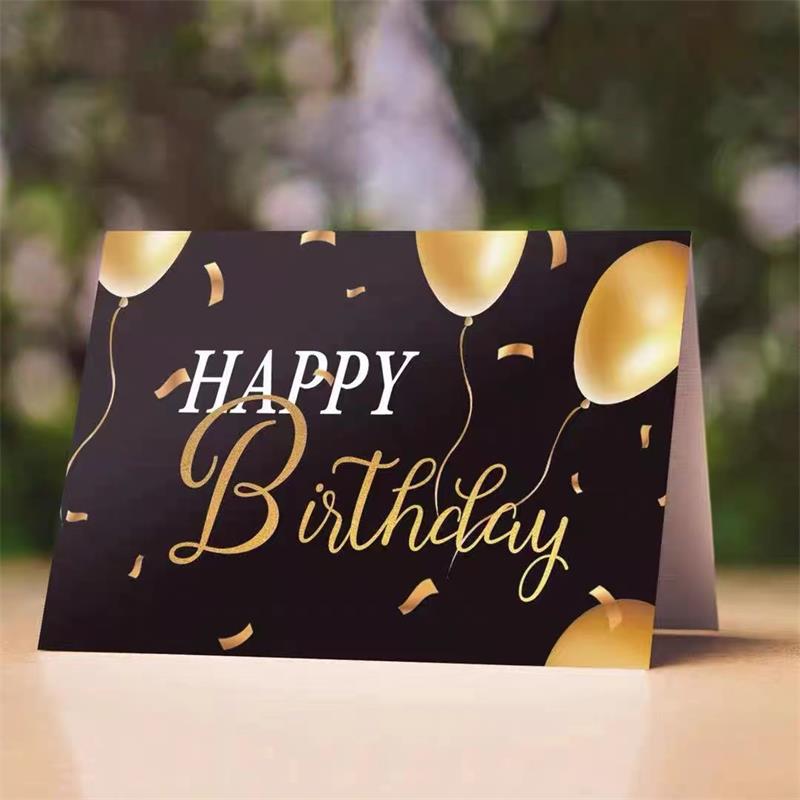 biglietti d'auguri stampati carta kraft per compleanno logo personalizzato stampato 150 g/200g/250g/300g carta stampato regalo multicolore regalo di compleanno regalo di compleanno grazie carta