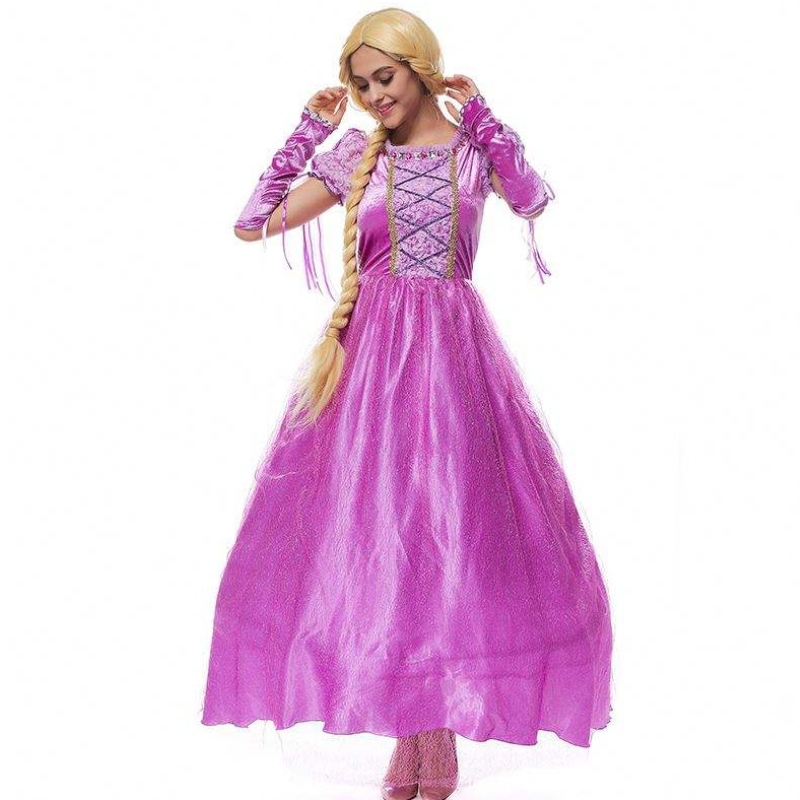 2022 costume da cosplay di Halloween Donne Rapunzel Adult Princess Sofia Costume HCRS-013