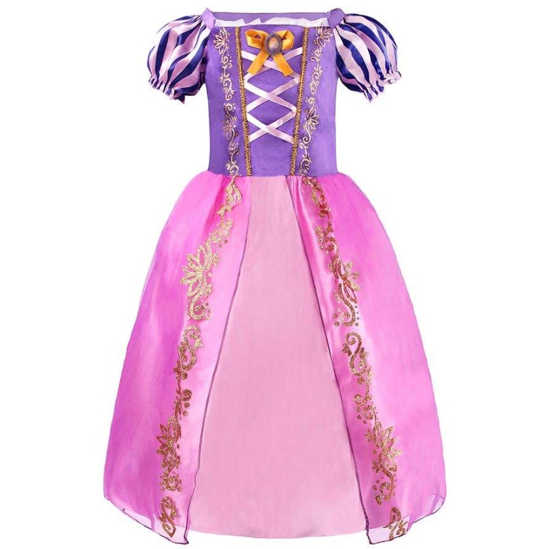 Halloween Cosplay Costume Kids Belle Aurora Sofia Summer Fancy Birthday Birth Girl Basy RAPUNZEL Princess Dress
