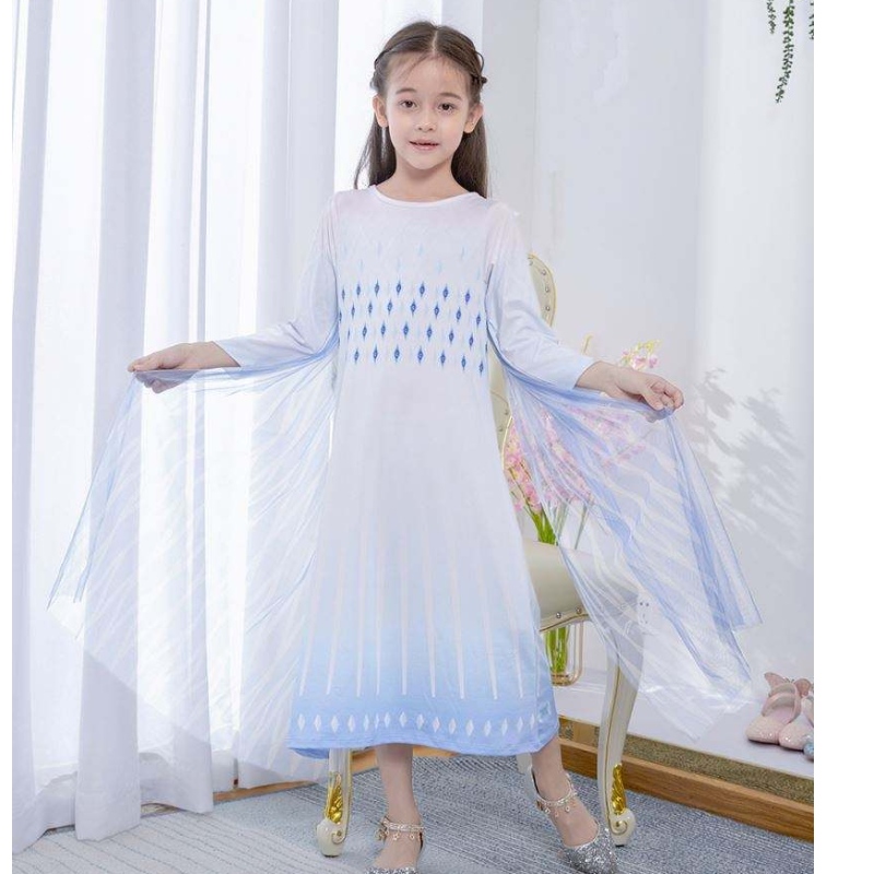 Fancy baby abiti elsa costumenatalizi abiti da festa di Halloween per bambini