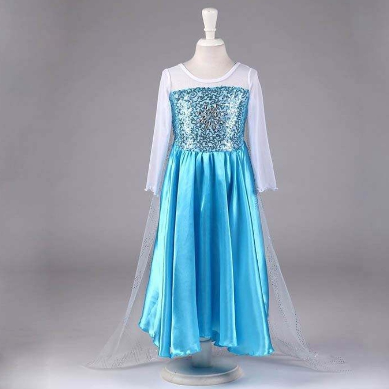 BAIGE Nuove Snow Abito Abito Abiti Accessori Costume costume da costume Elsa vestito da festa principessa