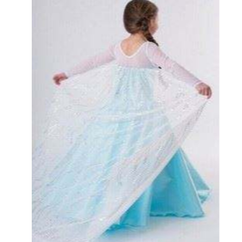 BAIGE Nuove Snow Abito Abito Abiti Accessori Costume costume da costume Elsa vestito da festa principessa