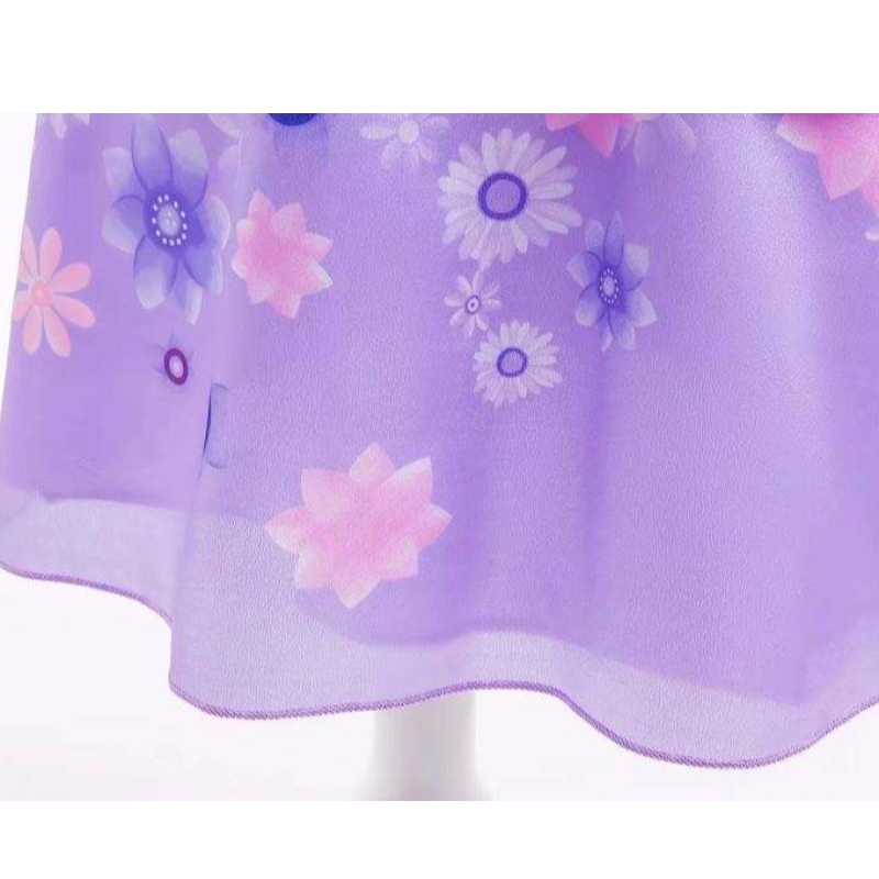 Anime encanto cosplay Isabella viola abito ragazza principessa costume abito di fantasia
