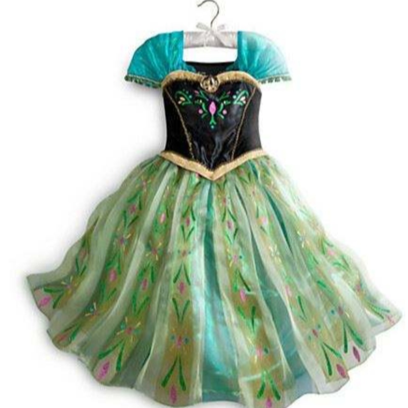 Elsa all'ingrosso bambina festa indossare abiti da cosplay abito da principessa Disny bxlsxb