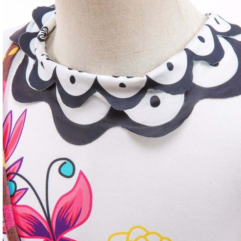 Nuovo Fashion Kids Encanto Movie Costume Halloween Mirabel Cosplay Dress Long Fashionistas Bashionista