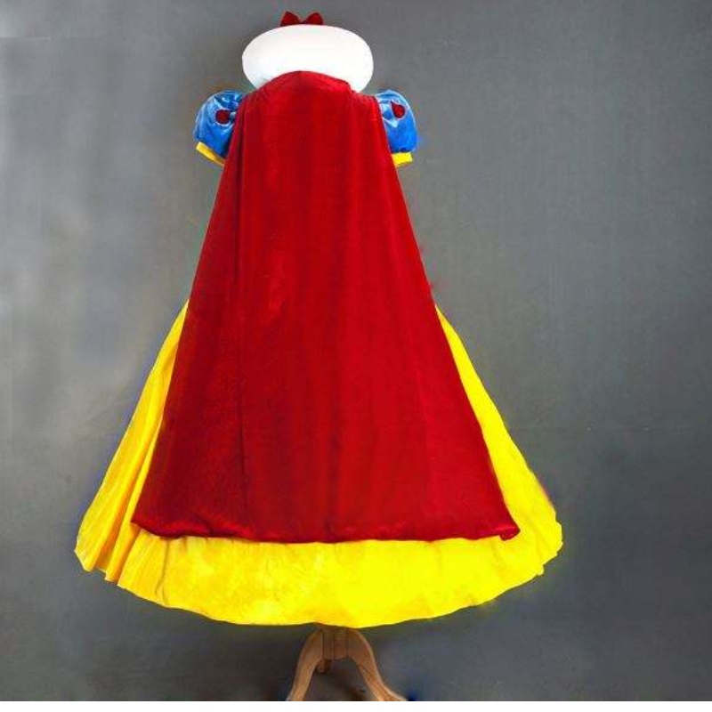 Donne all'ingrosso adulto Halloween Cartoon Princess Biancaneve Costume daneve in vendita Principessa dineve bianco con trambusto