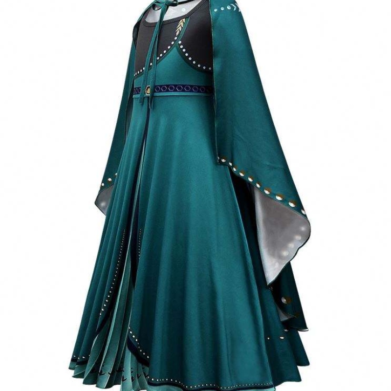 Anna Elsa Princess Dress for Girl Birthday Party Tulle Gown Bown Kids Helloween/christmas Cosplay Snow Queen Coronation Costume