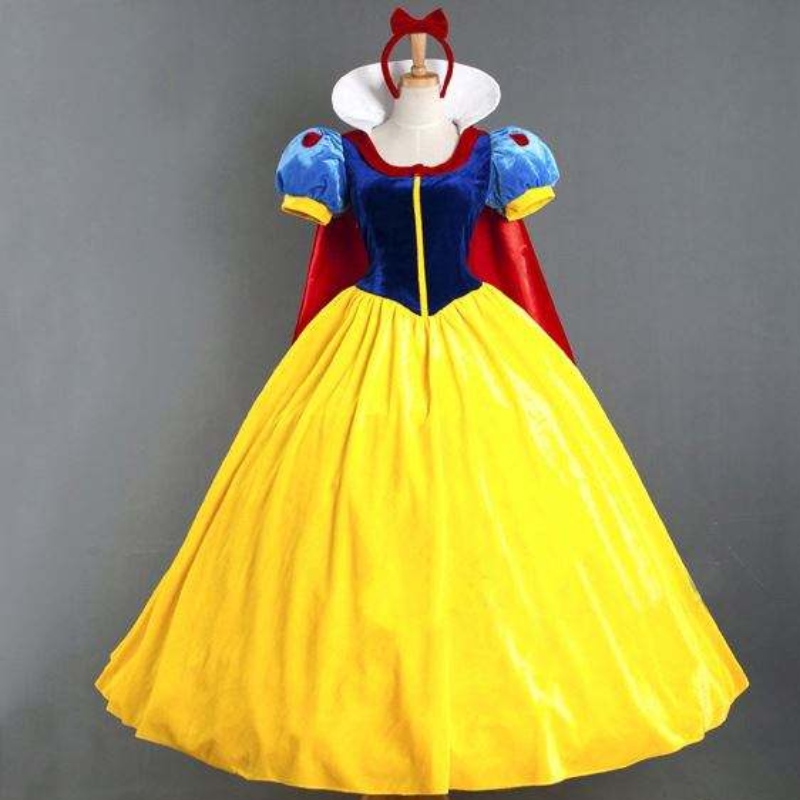 Cosplay adulto vestito daneve ragazza principessa vestito donna adulto/children principessa costume da festa di Halloween.