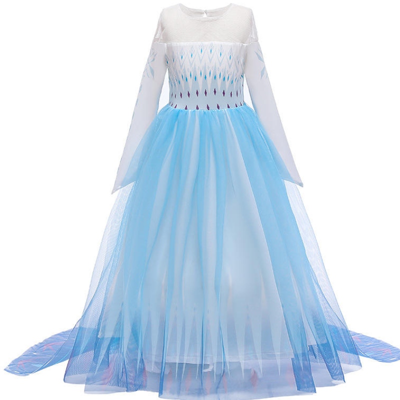 Nuova Principessa Anna Elsa Dress per bambini Abiti per feste di compleanno per bambini Princess per bambina