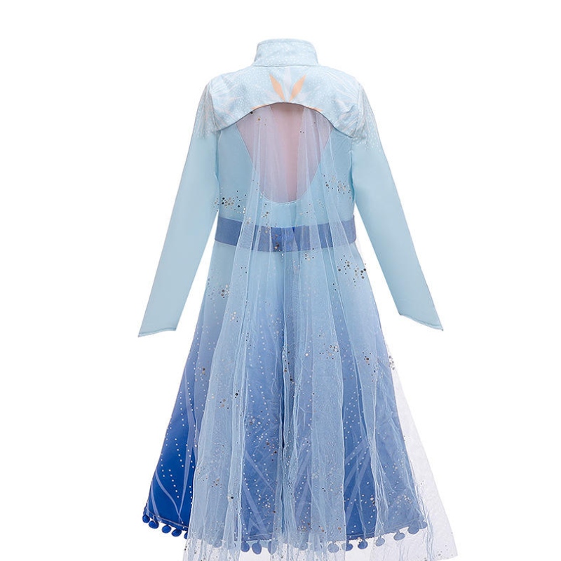 Nuova Principessa Anna Elsa Dress per bambini Abiti per feste di compleanno per bambini Princess per bambina