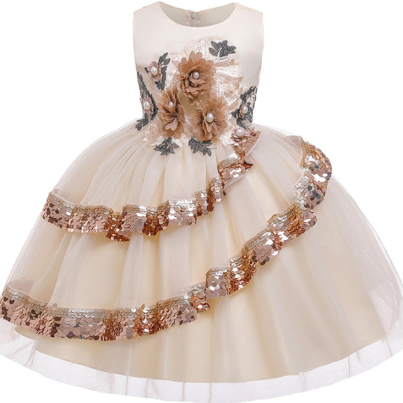 2022 vestito da bambina estivo eleganti ragazze abiti per bambini abiti vestiti da sera principessa abito da sera da sposa