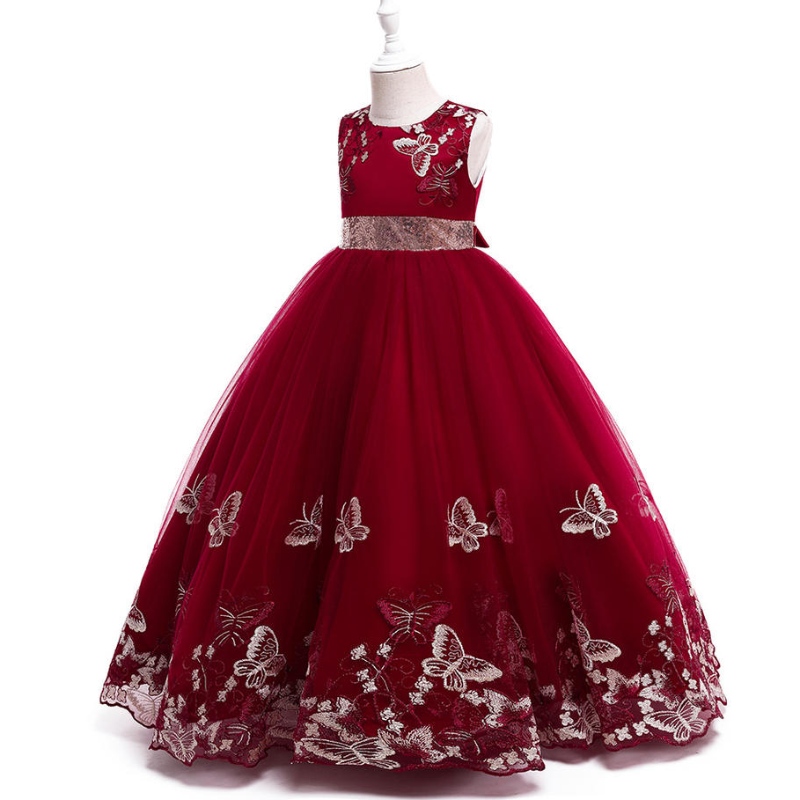 Abito da sposa ragazza all'ingrosso Elegante bambina Design Design Abiti per bambini per abbigliamento da ballo da ballo