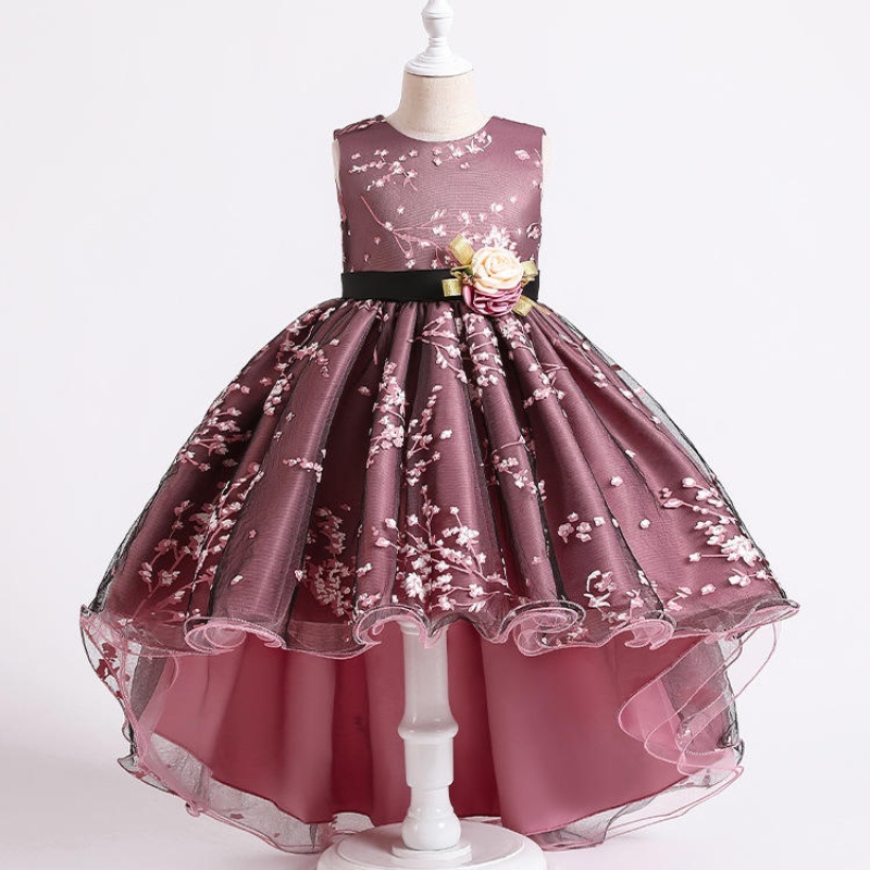 2022 Abito vintage per bambini festa per bambini Primo abito da damigella d'onore per ragazze abiti da sposa in costume da sposa ragazza vestido teen