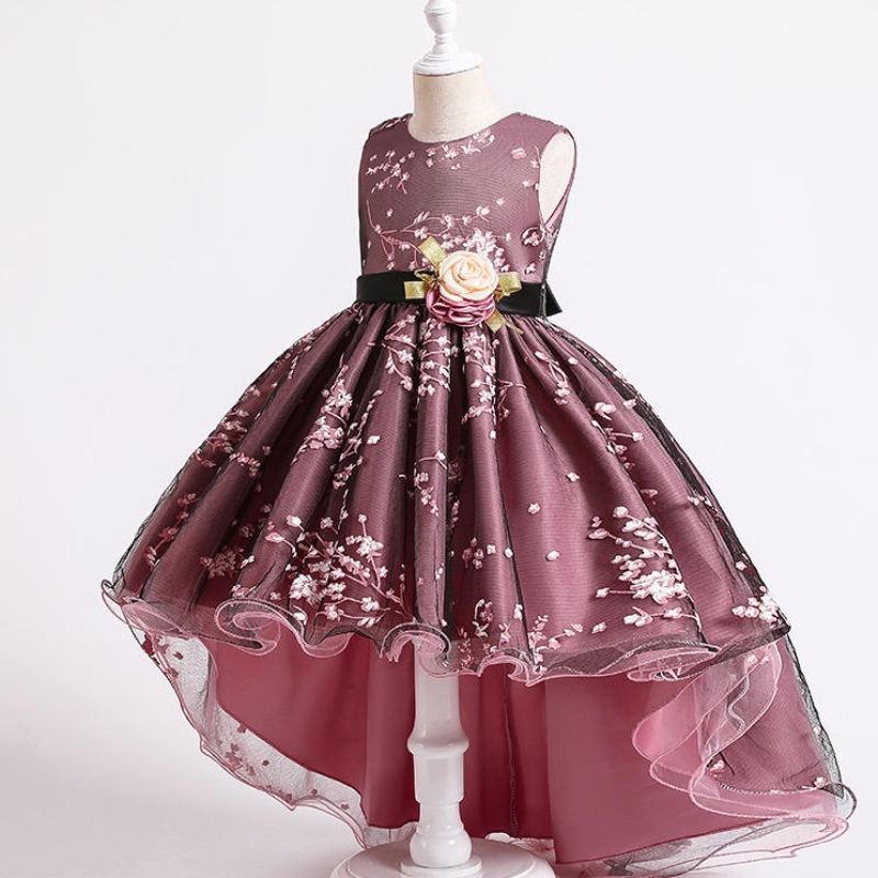2022 Abito vintage per bambini festa per bambini Primo abito da damigella d'onore per ragazze abiti da sposa in costume da sposa ragazza vestido teen