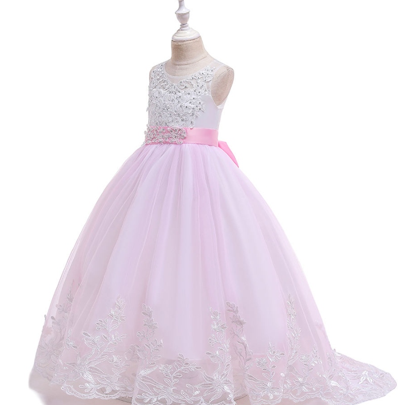 2022 Girls Dress Summer Long Kids Abiti da damigella d'onore per bambini abito da sposa principessa 3 10 14 anni Vestido