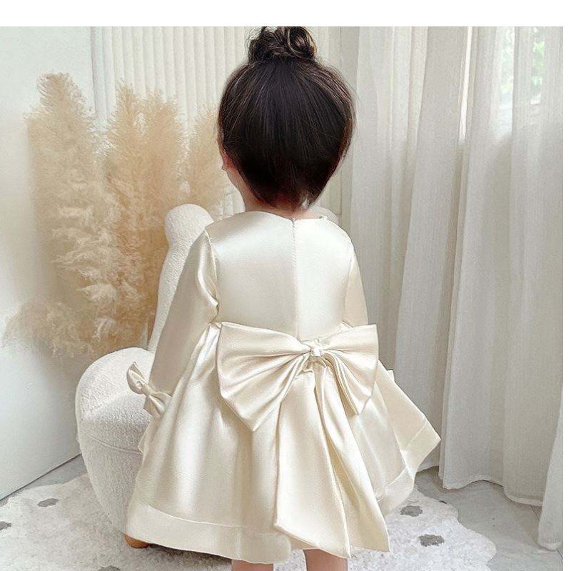 Baige Children Dress Party Wear Fairy Flower Girls Dresses Abito da ballo di compleanno di 6 anni 9105