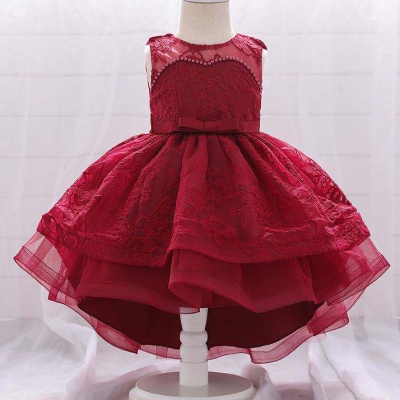 BAIGE Nuovo vestito Arrivo Bud Bud Silk Stampa festa di compleanno Girl \\ 's Dress for Summer