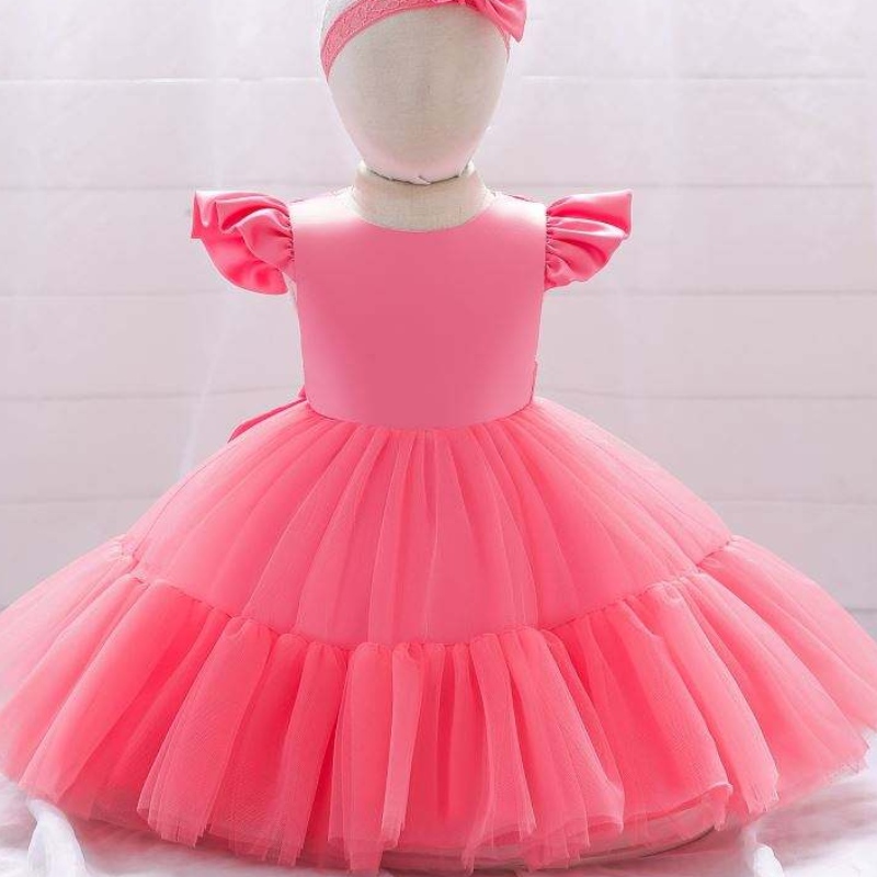 Baige New Fashion Flower Girl Dress Baby Party Birthday Wedding Princess Kids Abbigliamento abiti L2038XZ