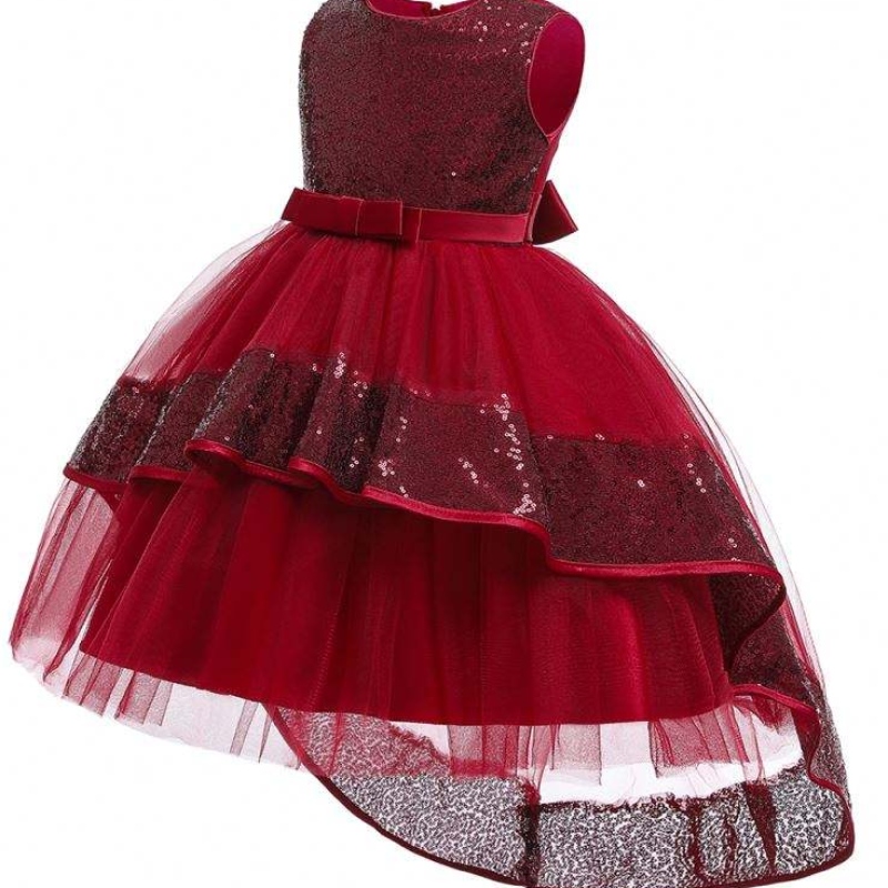 Baige Kids Dress Princess Girl Wedding Flower Girls Dresses Party 3-10 anni bambino