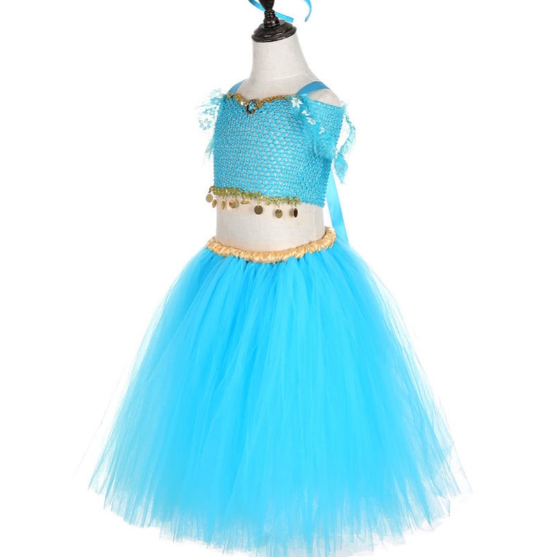 Girls Princess Costume Fancy Christmas Party Dress up con accessori