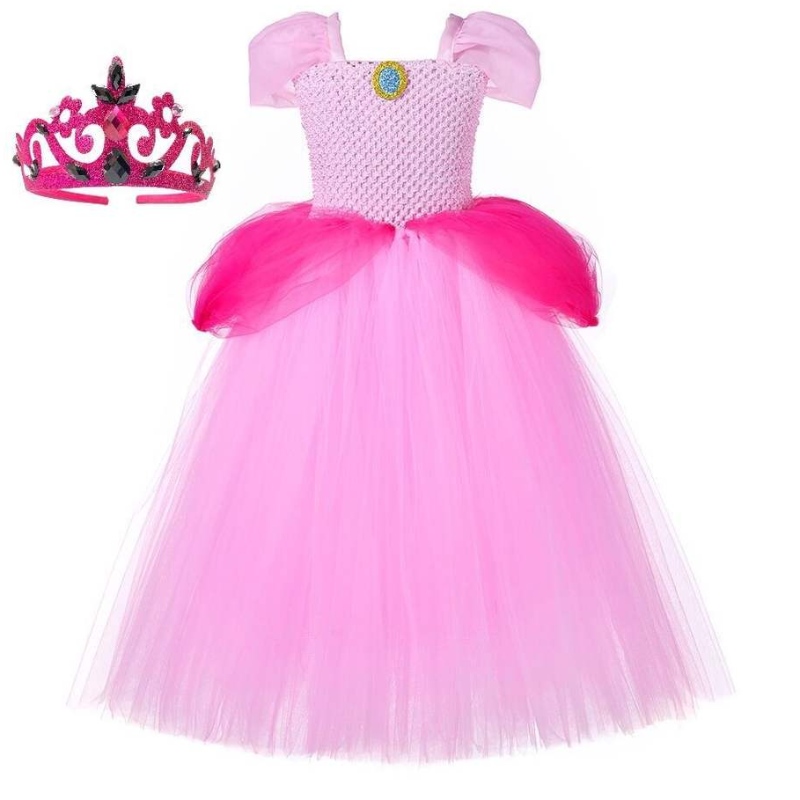 BIPPLY Girls Princess Costume Halloween Party Birthday Dress Up Cosplay