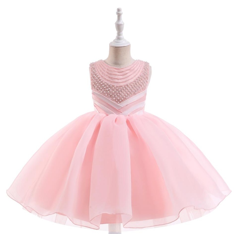 Baige Sequence Princess Girls Birthday Dresses Lovely Girl Feste